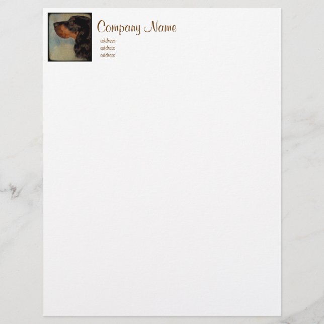 Papier Sweet Gordon Letterhead (Devant)