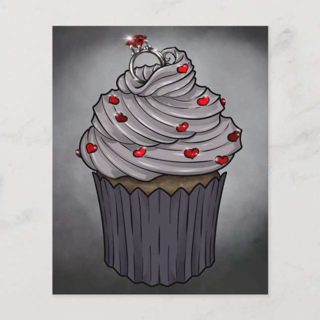 Papier Sweet Proposition Cupcake (Devant)