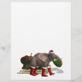Papier Sweet Santa Claus Elephant (Devant)