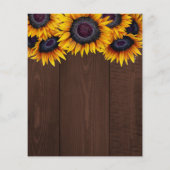 Papier Sweet sixteen de pays rustique floral  invitation (Dos)