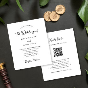 Papier Sweet Whimsical   Mariage budgétaire RSVP du code 