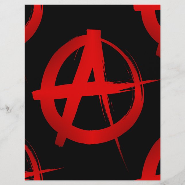 Papier Symbole d'anarchie (Devant)