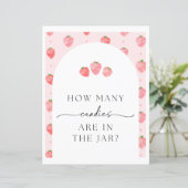 Papier Symbole de la fête des bonbons aux fraises (Debout devant)