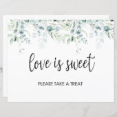 Papier Symbole de l'Amour est des Faveurs Douces - Mariag (Devant / Derrière)