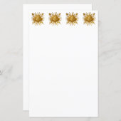 Papier Symbole de Louis XIV le Roi Soleil (Devant / Derrière)