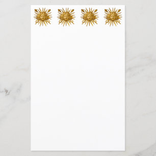Papier Symbole de Louis XIV le Roi Soleil
