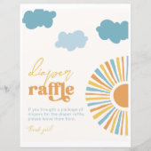 Papier SYMBOLE JOINTE JOINTE Baby shower Sun 8x10 (Devant)