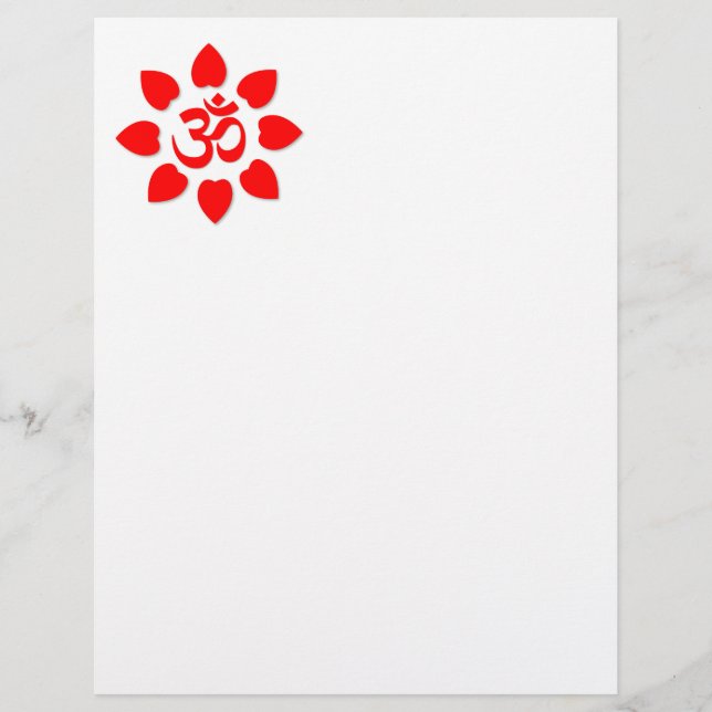 Papier Symbole Om (Devant)