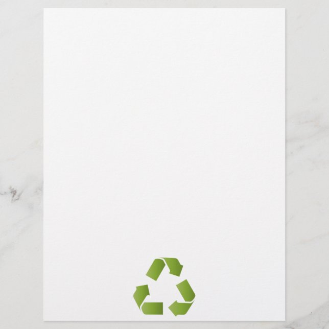 PAPIER SYMBOLE RECYCLE (Devant)