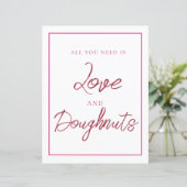 Papier Symbole rose et rouge en beigne (Debout devant)