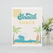 Papier SYMBOLE surf Surf Shack | Signe alimentaire Surf (Debout devant)