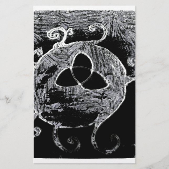 Papier symbole wiccan pour les sorcières (Devant)