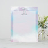 Papier Symbole zodiaque de Pearl Gemini (Debout devant)