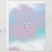 Papier Symbole zodiaque des baies de style perle (Devant / Derrière)