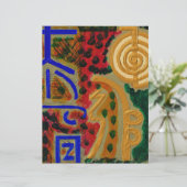 Papier Symboles principaux de guérison REIKI (Debout devant)