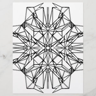 Papier symétrie géométrique