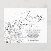 Papier Sympathie de budget Mémoire / Merci. (Devant)