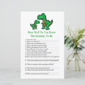 Papier T-rex À quel point connaissez-vous bien le jeu de (Debout devant)
