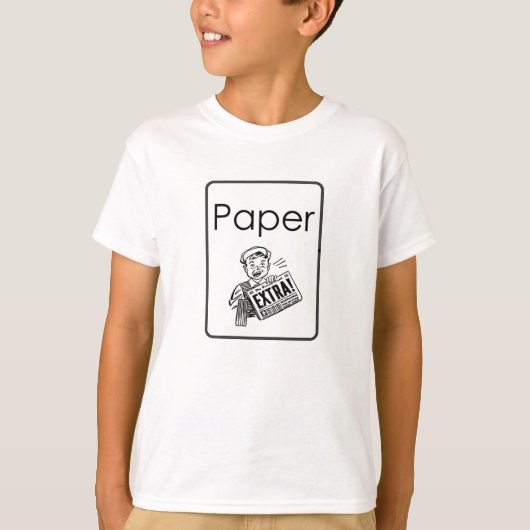 Papier T-shirt (Voorkant)