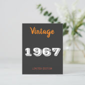 Papier T-shirt vintage en édition limitée 1967 (Debout devant)