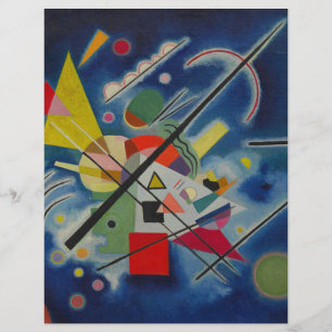 Papier Tableau bleu de Kandinsky