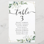 Papier Tableau d'assise de 5,5 x 8,5 po sur l'eucalyptus  (Devant)