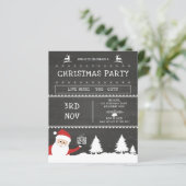 Papier Tableau de bord moderne Père Noël Christmas Party  (Debout devant)