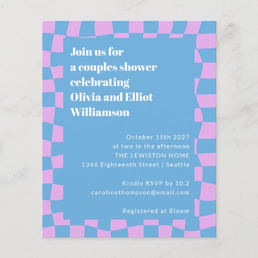 Papier Tableau de contrôle de la période budgétaire Coupl (Devant)