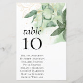 Papier Tableau des Mariages de la verdure du budget (Dos)