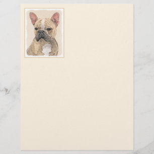 Papier Tableau Français Bulldog (Sable) - Joli Original D
