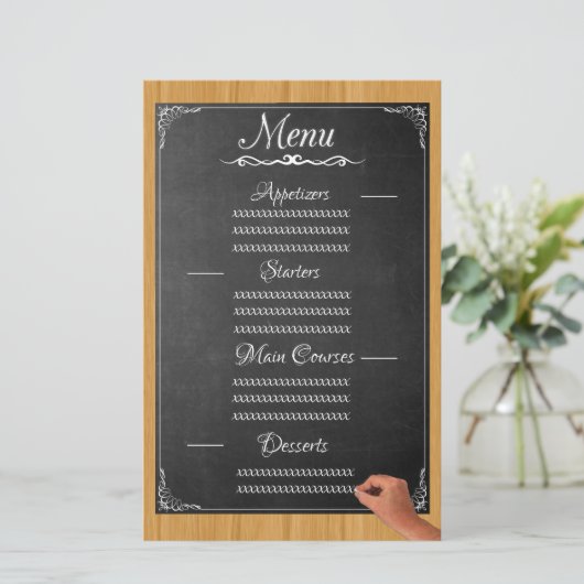 Papier Tableau noir (Debout devant)