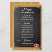 Papier Tableau noir (Devant / Derrière)