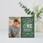 Papier Tableau Noir Football Budget 1er Anniversaire (Debout devant)