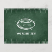 Papier Tableau Noir Football Budget 1er Anniversaire (Dos)