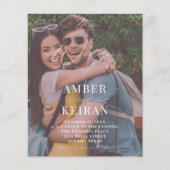 Papier Tableaux budgétaires de l'après-midi - Mariage pho (Devant)