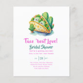 Papier Taco 'Bout Love ! Fête des mariées dernière (Devant)