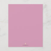 Papier Taco-Bout un Baby shower féminin (Dos)