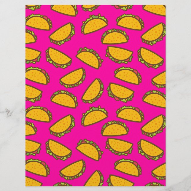 Papier tacos roses (Devant)