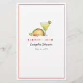 Papier Tacos & Tequila "Où étaient-ils" Jeux de douche (Dos)