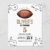 Papier Tactique de football moderne Budget Invitation d'a (Devant)