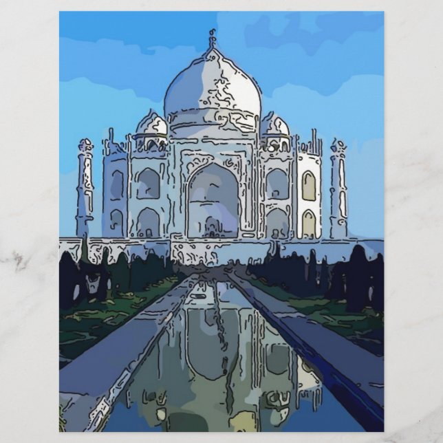 Papier Taj Mahl (Devant)