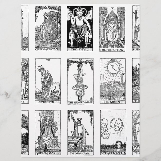 Papier tarot antique (Devant)