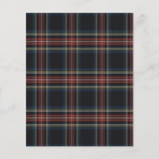 Papier Tartan noir (Devant)