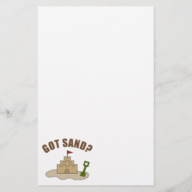 Papier T'As Du Sable ? (Devant)