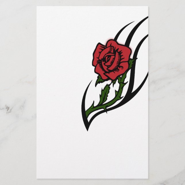 Papier tatouage rose (Devant)
