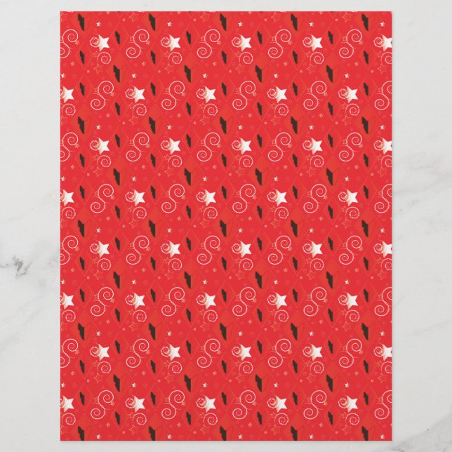 Papier Taurillon diamant rouge (Devant)
