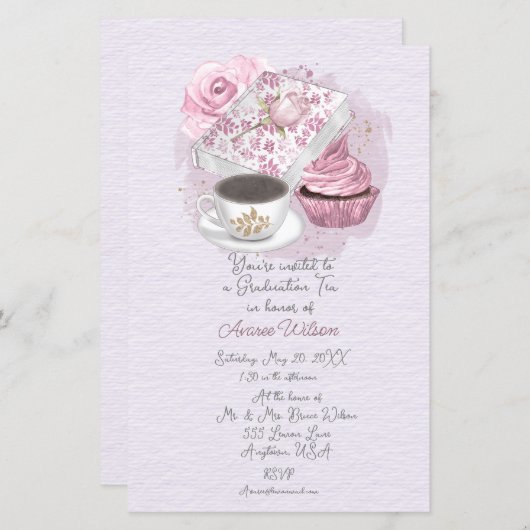 Papier Tea Party (Devant / Derrière)