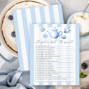 Papier Tea Party - 20 questions sur les Parents