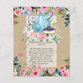 Papier Tea Party Baby Shower Invitations (Dos)