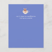 Papier Tea Party Baby Shower Invitations Cute Tea Pot (Dos)